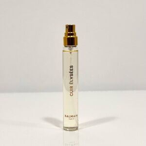 Balmain CUIR ELYSEES Eau De Parfum Spray - Travel Size 10mL / 0.34 Oz. New